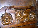 Worcester Cathedral  15th century medieval misericord misericords misericorde misericordes Miserere Misereres choir stalls Woodcarving woodwork mercy seats pity seats Worcestershire s4.jpg